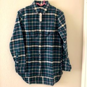 Madewell flannel classic ex-boyfriend shirt